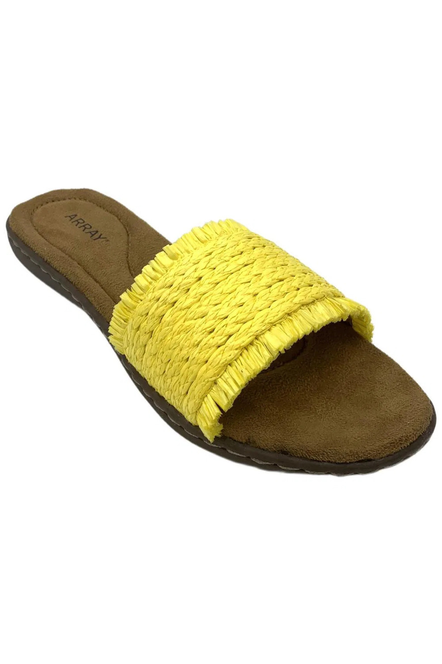 ARRAY Women's Cabrillo Slip-On Slide Sandal Yellow - Medium